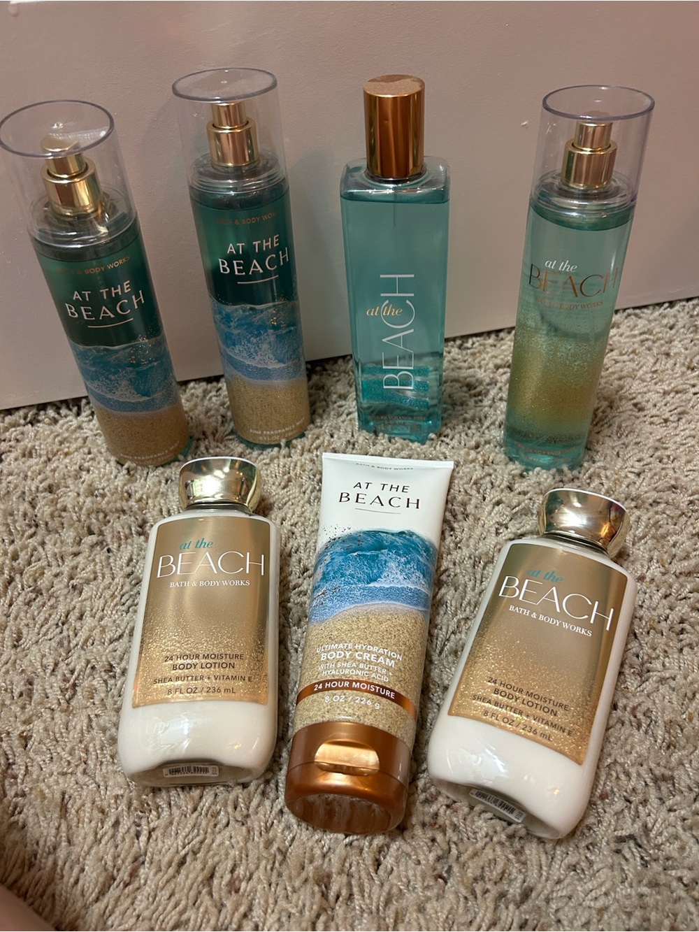 Bath & Body Works At The Beach Body Care Set - Teal & Gold